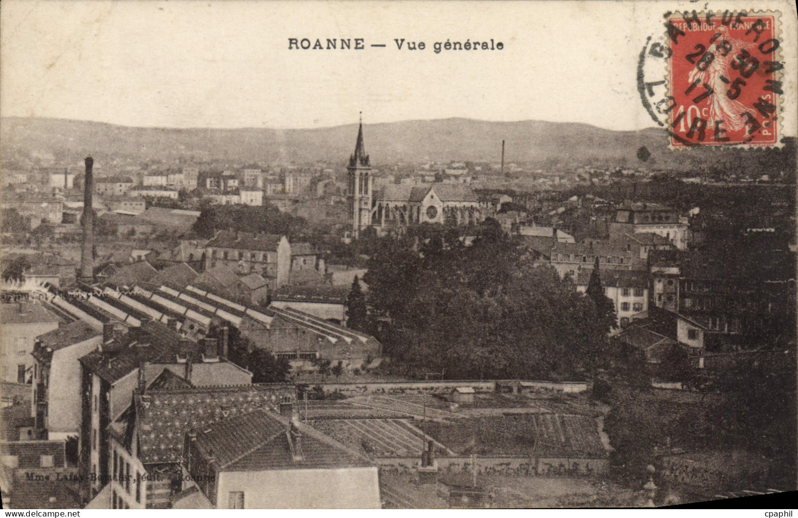 CPA Roanne Vue Generale