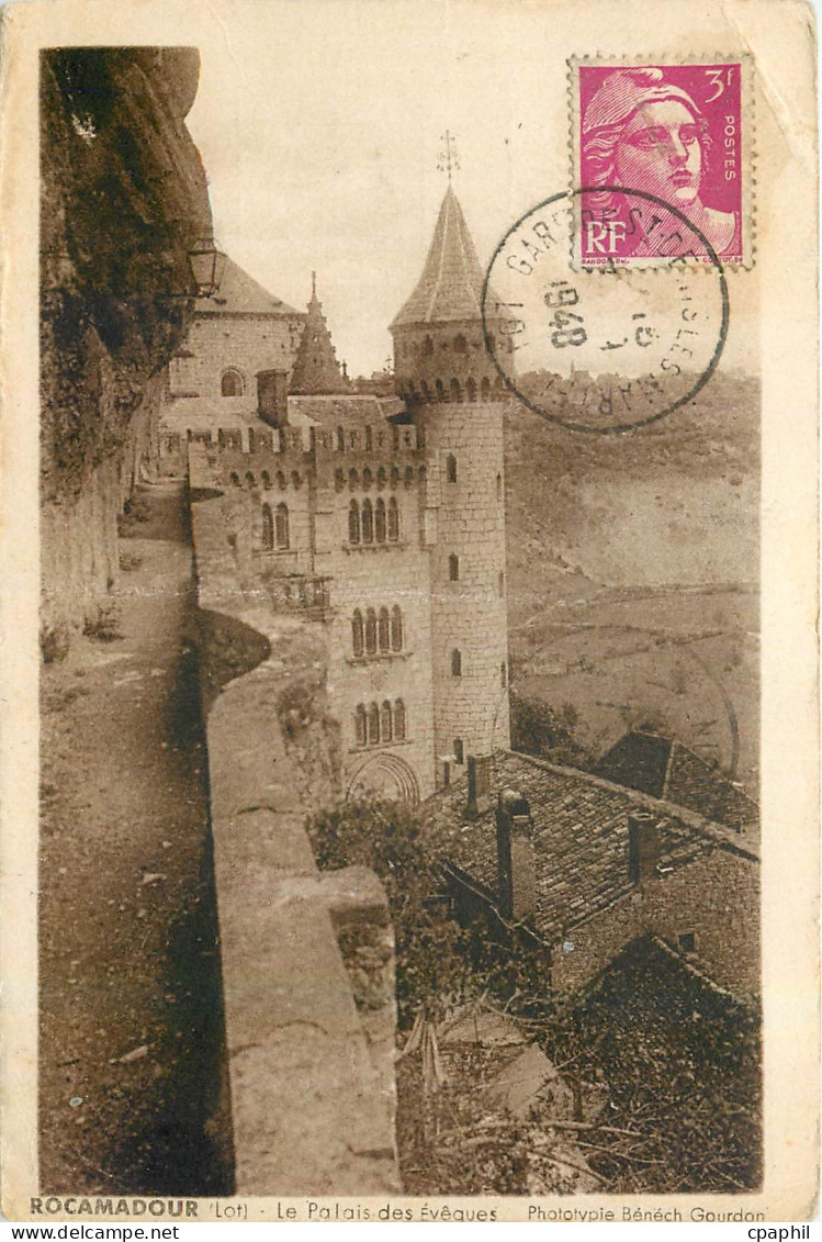 CPA Rocamadour Le Palais des evegues