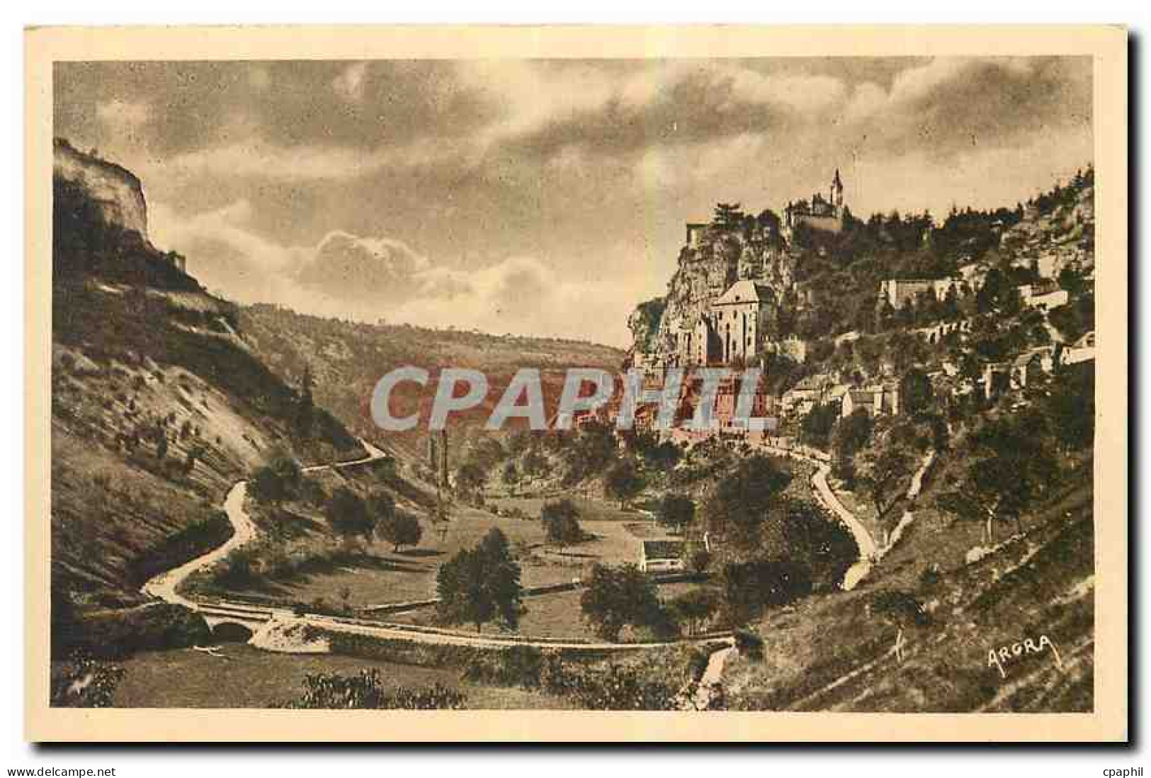 CPA Rocamadour Lot Vue d'ensemble