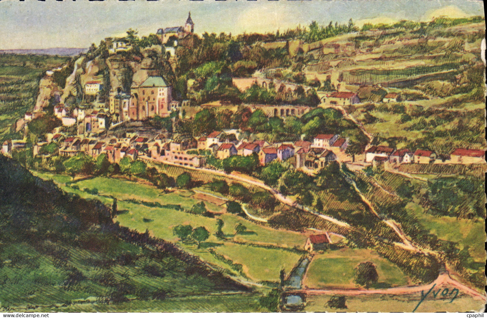 CPA Rocamadour Vue Generale