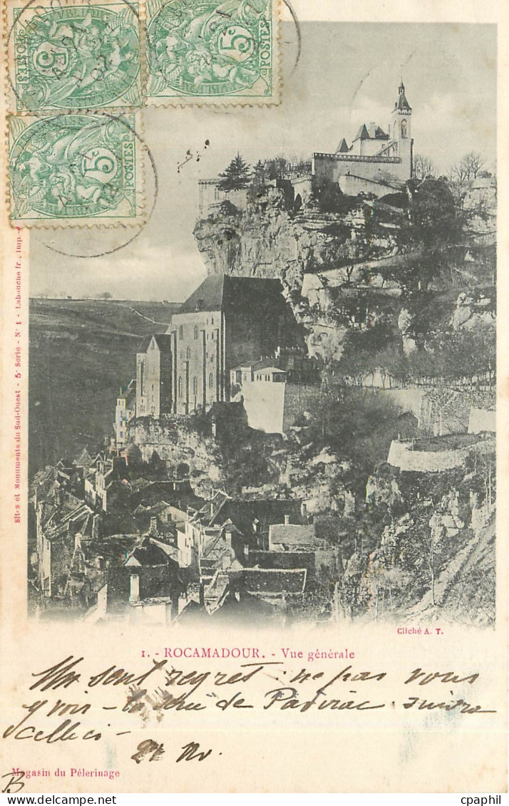 CPA Rocamadour Vue generale