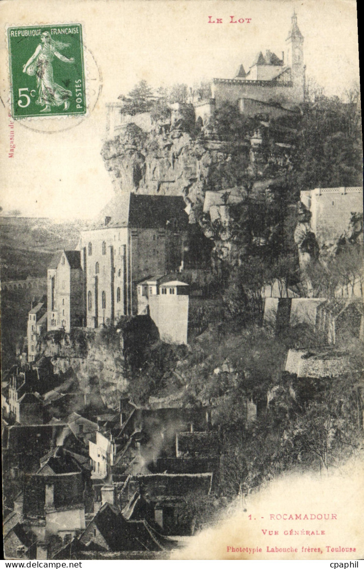 CPA Rocamadour Vue Generale