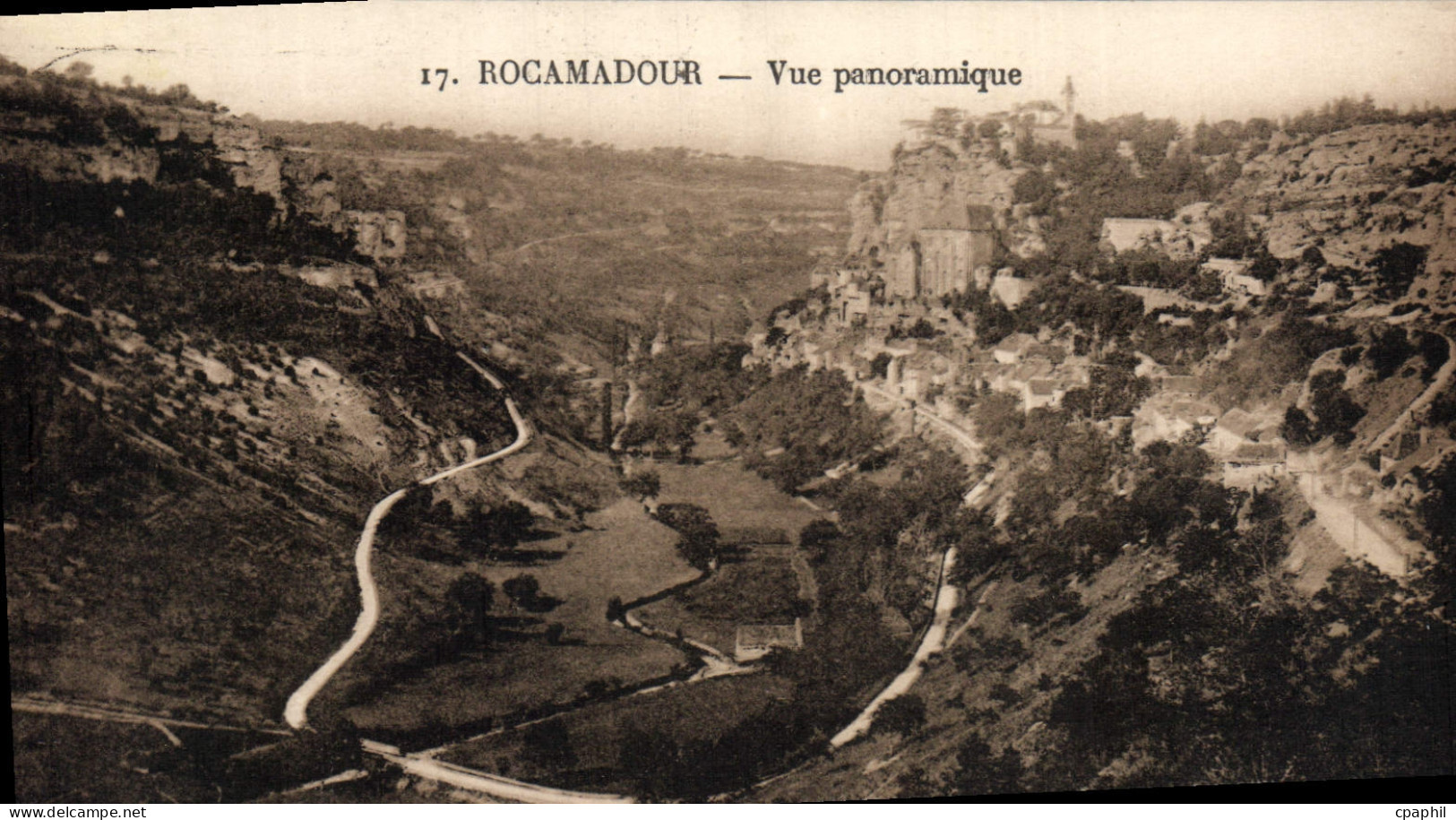 CPA Rocamadour Vue Panoramique