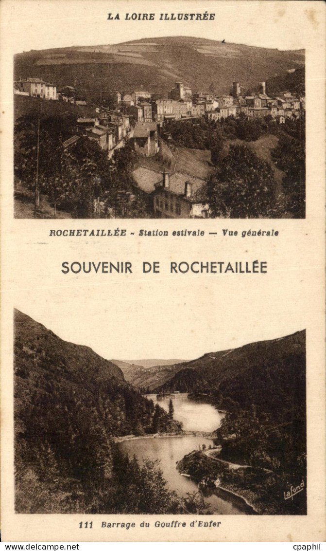 CPA Rocehetaillee Station estivale Vue Generale Souvenir De Rochetaillee