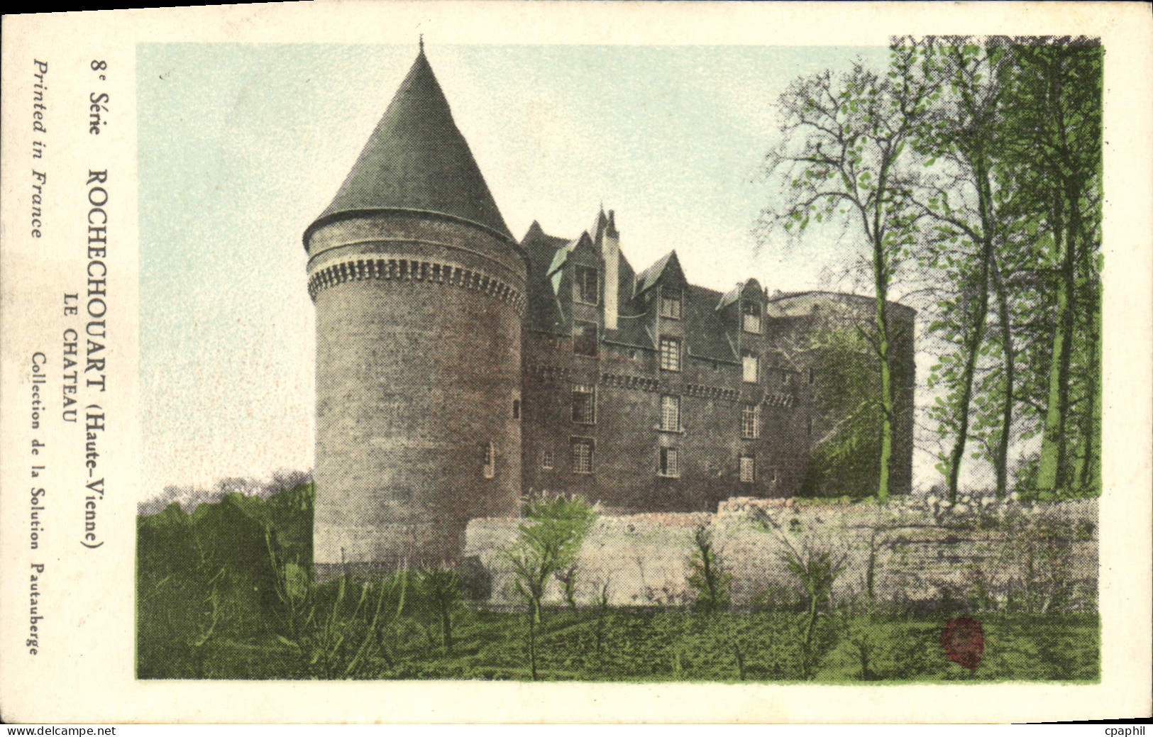 CPA Rochechouart (Haute Vienne) Le Chateau