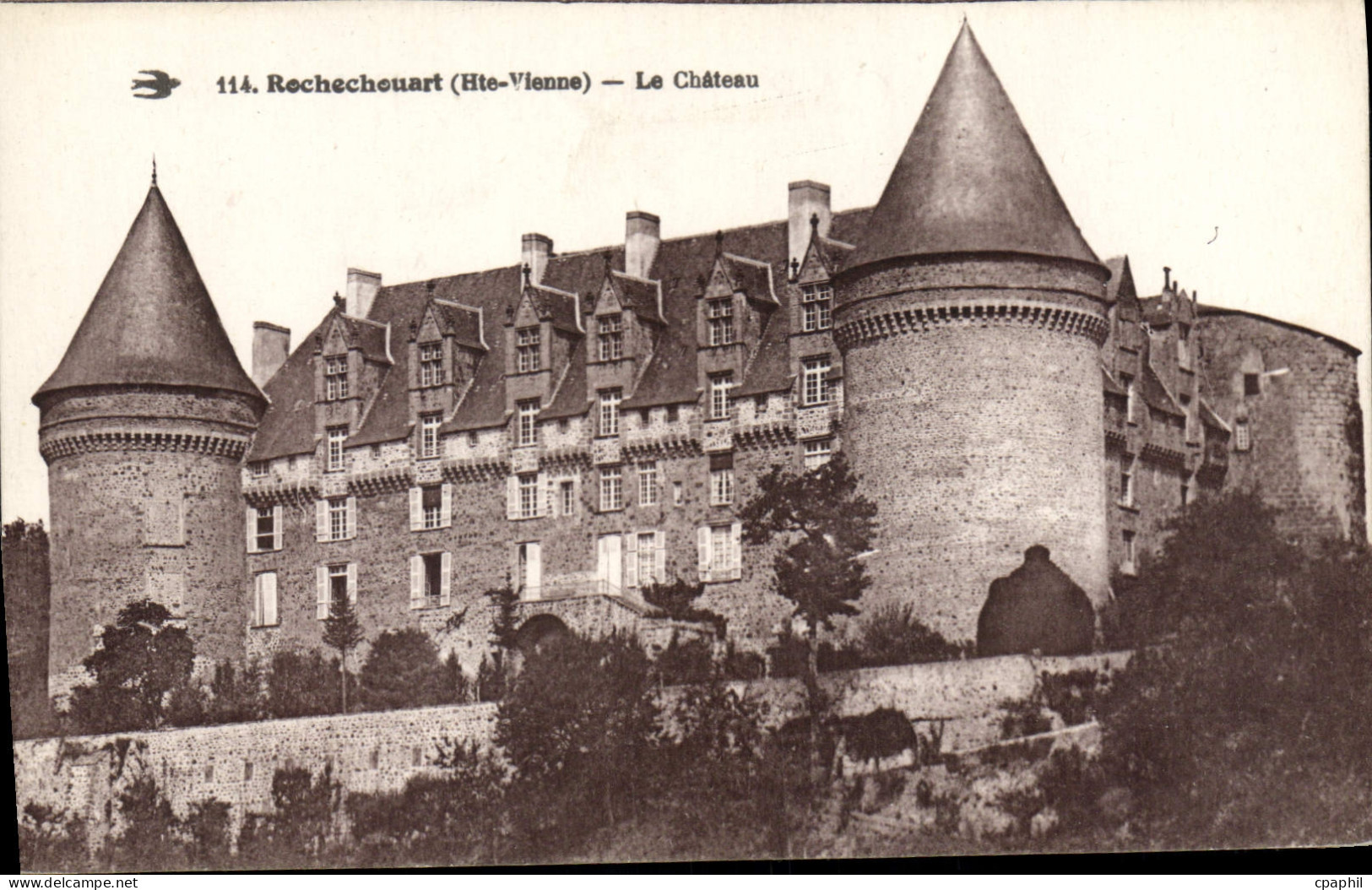 CPA Rochechouart Hte Vienne Le Chateau