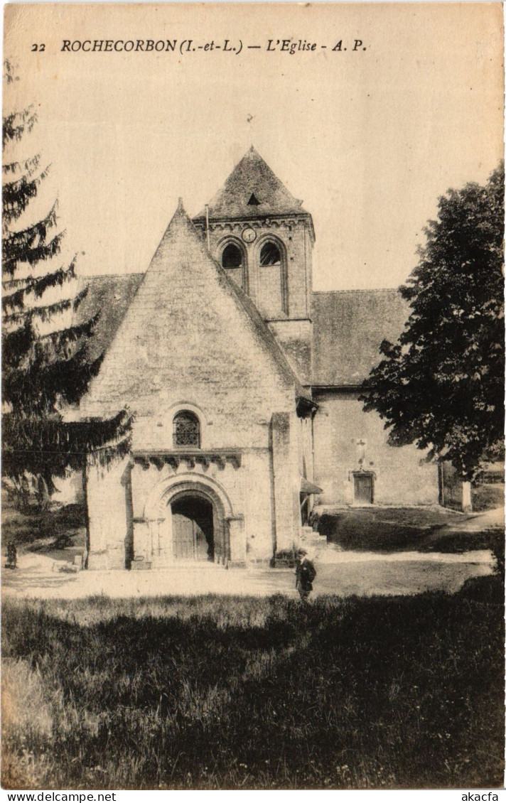 CPA Rochecorbon eglise (1473697)