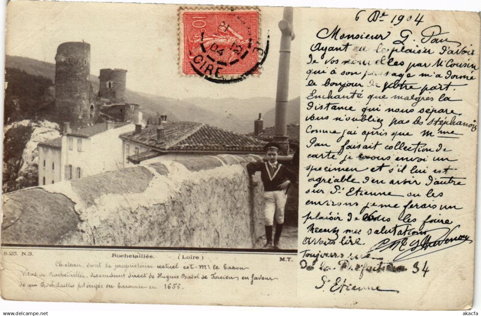 CPA ROCHETAILLÉE (263439)