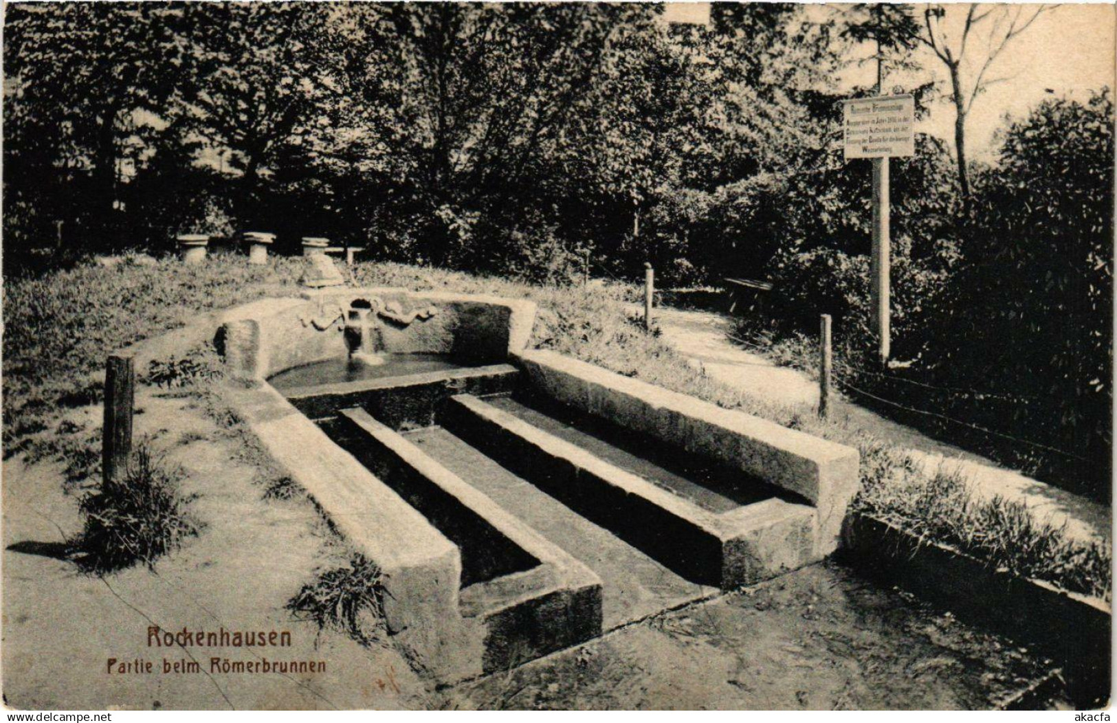 CPA Rockenhausen - Partie beim Romerbrunnen GERMANY (914593)