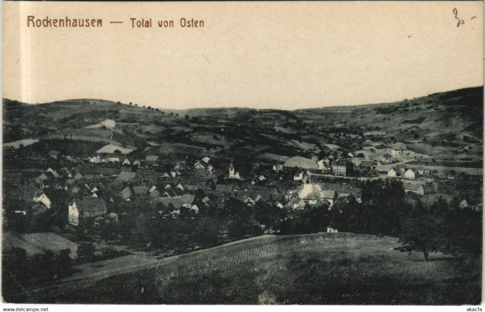 CPA ROCKENHAUSEN Totalansicht von Osten GERMANY (1161867)