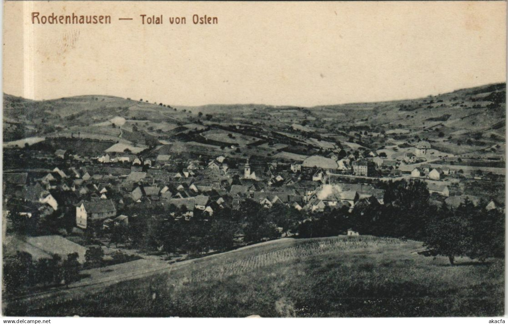 CPA ROCKENHAUSEN Totalansicht von Osten GERMANY (1161868)