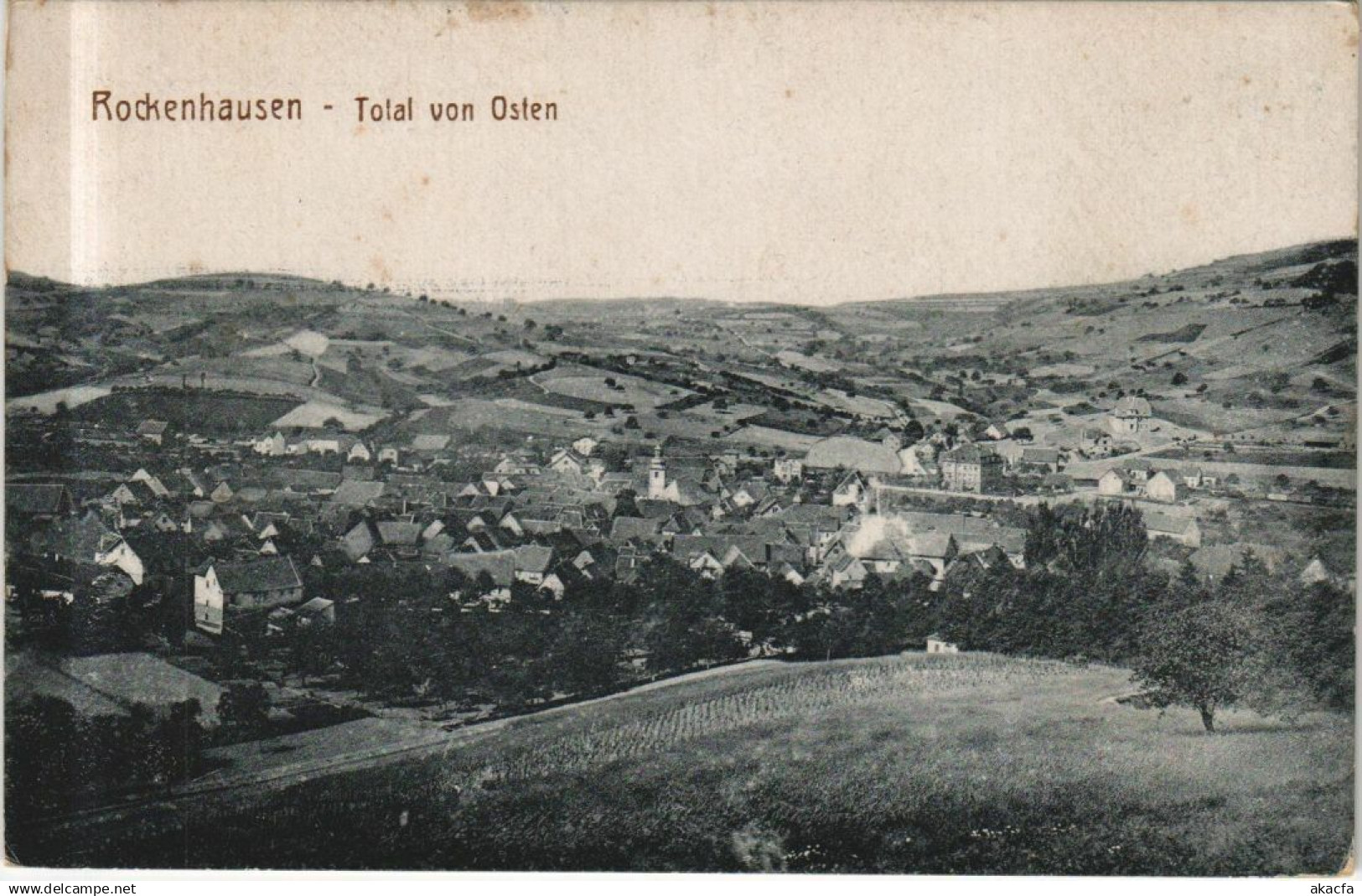 CPA ROCKENHAUSEN Totalansicht von Osten GERMANY (1161869)