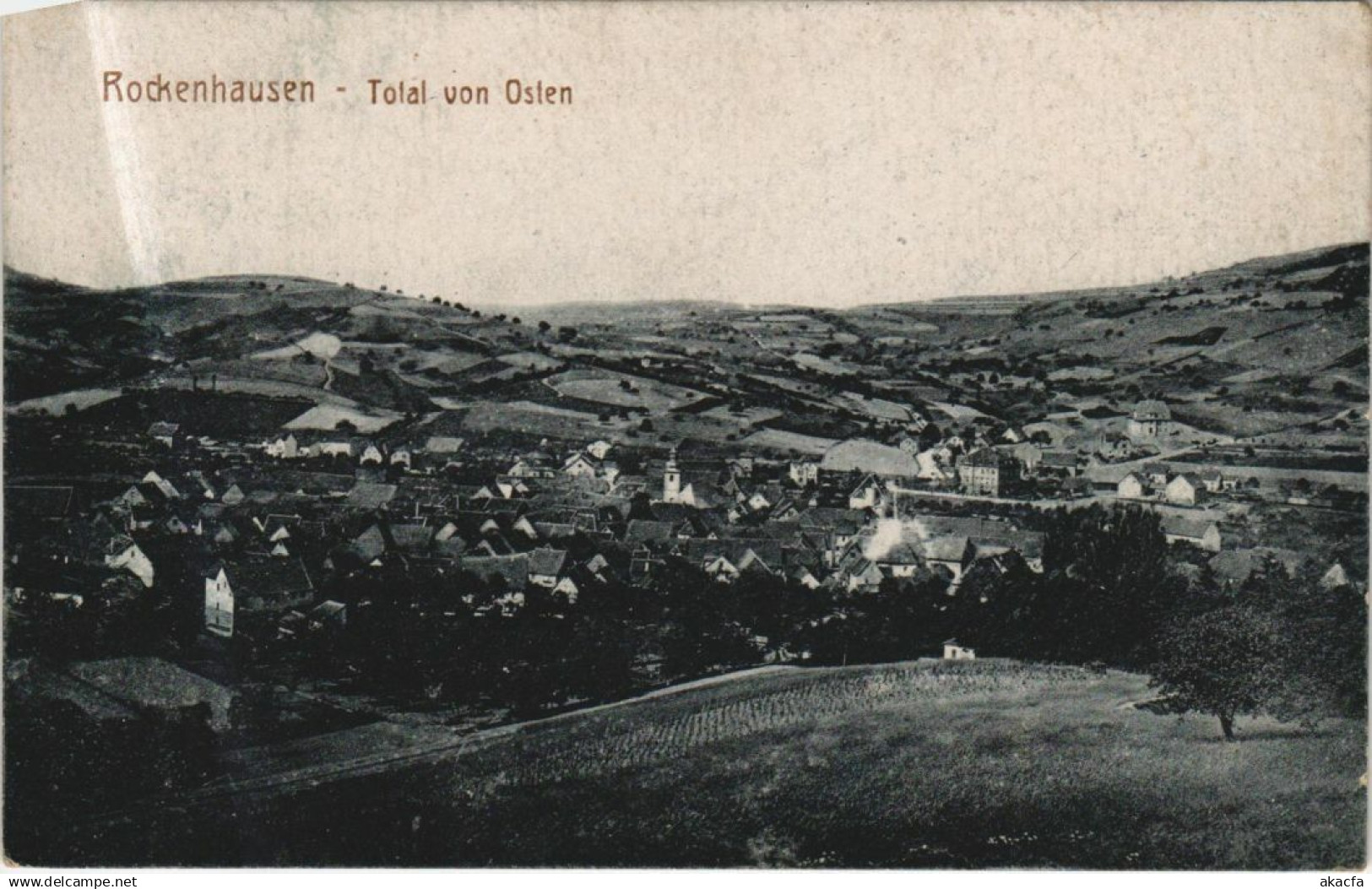 CPA ROCKENHAUSEN Totalansicht von Osten GERMANY (1161885)