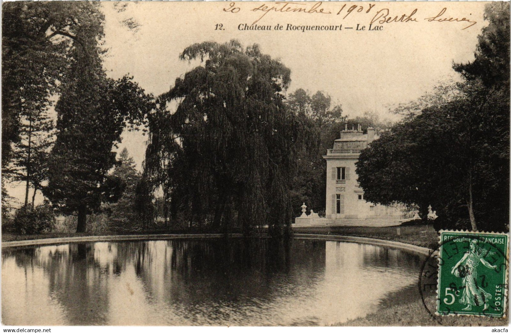 CPA Rocquencourt le Chateau le Lac (1449766)