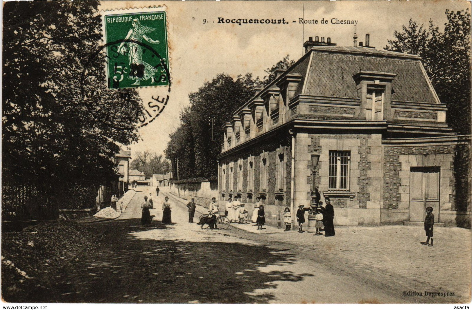 CPA Rocquencourt Route de Chesnay (1449764)