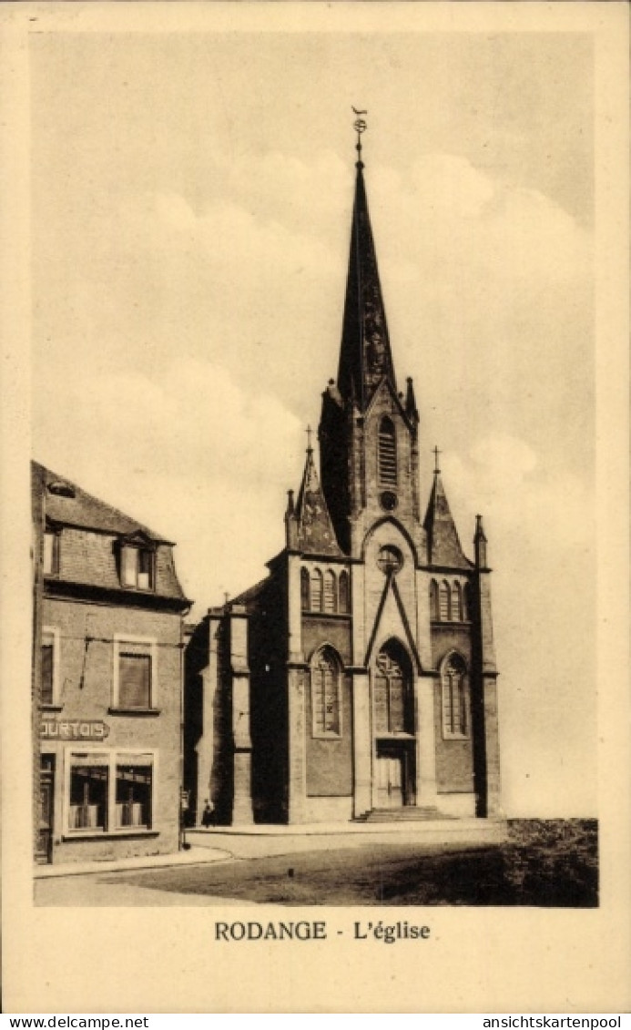 CPA Rodange Rodingen Luxemburg, Kirche