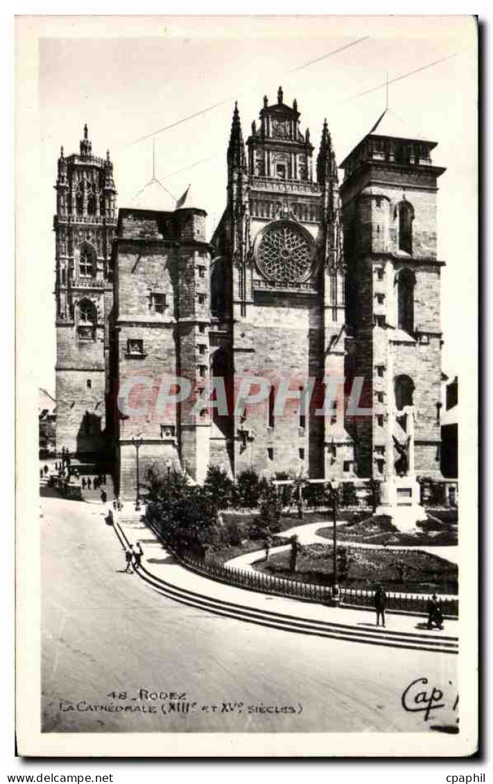 CPA Rodez La Cathedale
