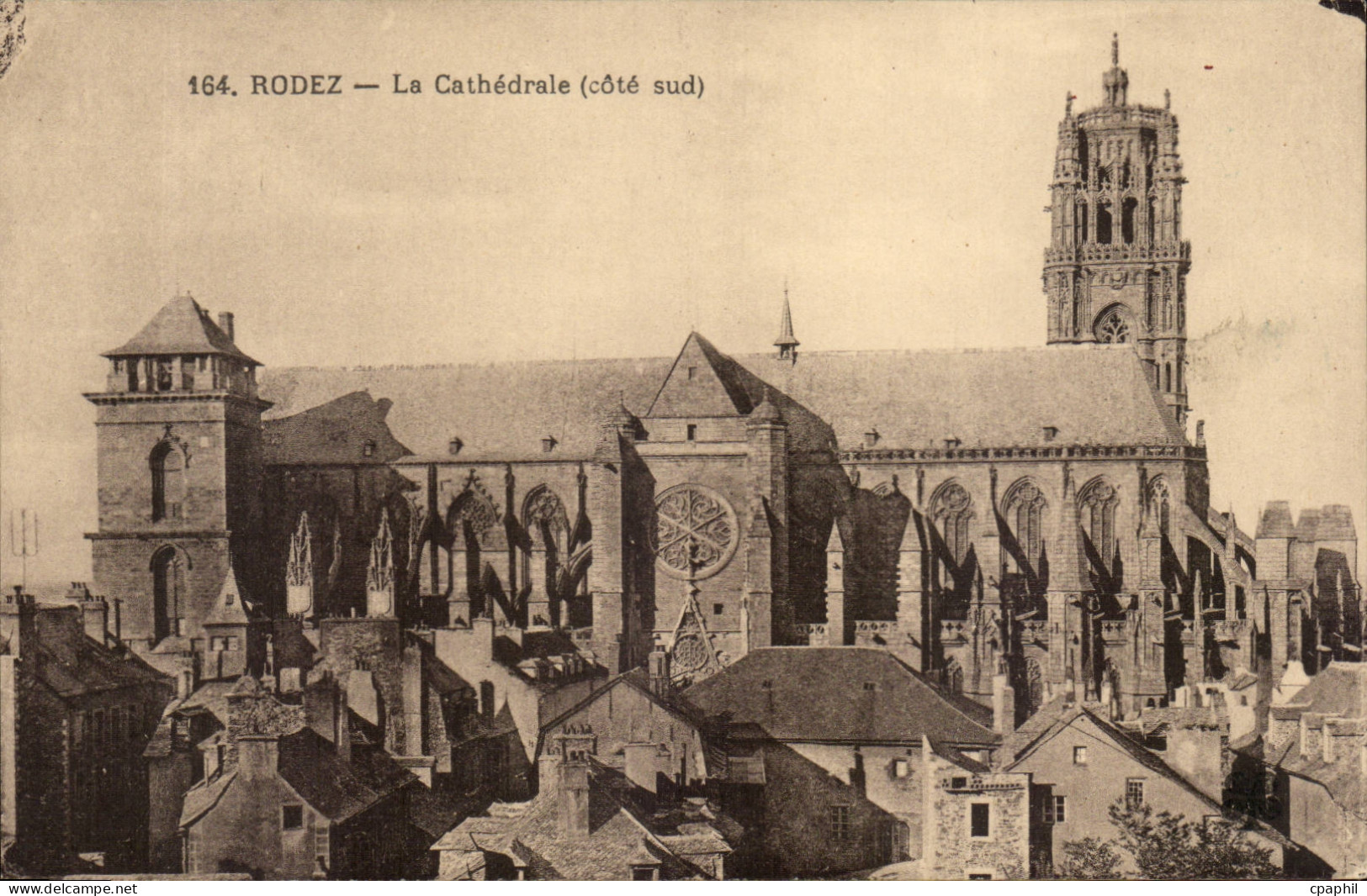 CPA Rodez La cathedrale