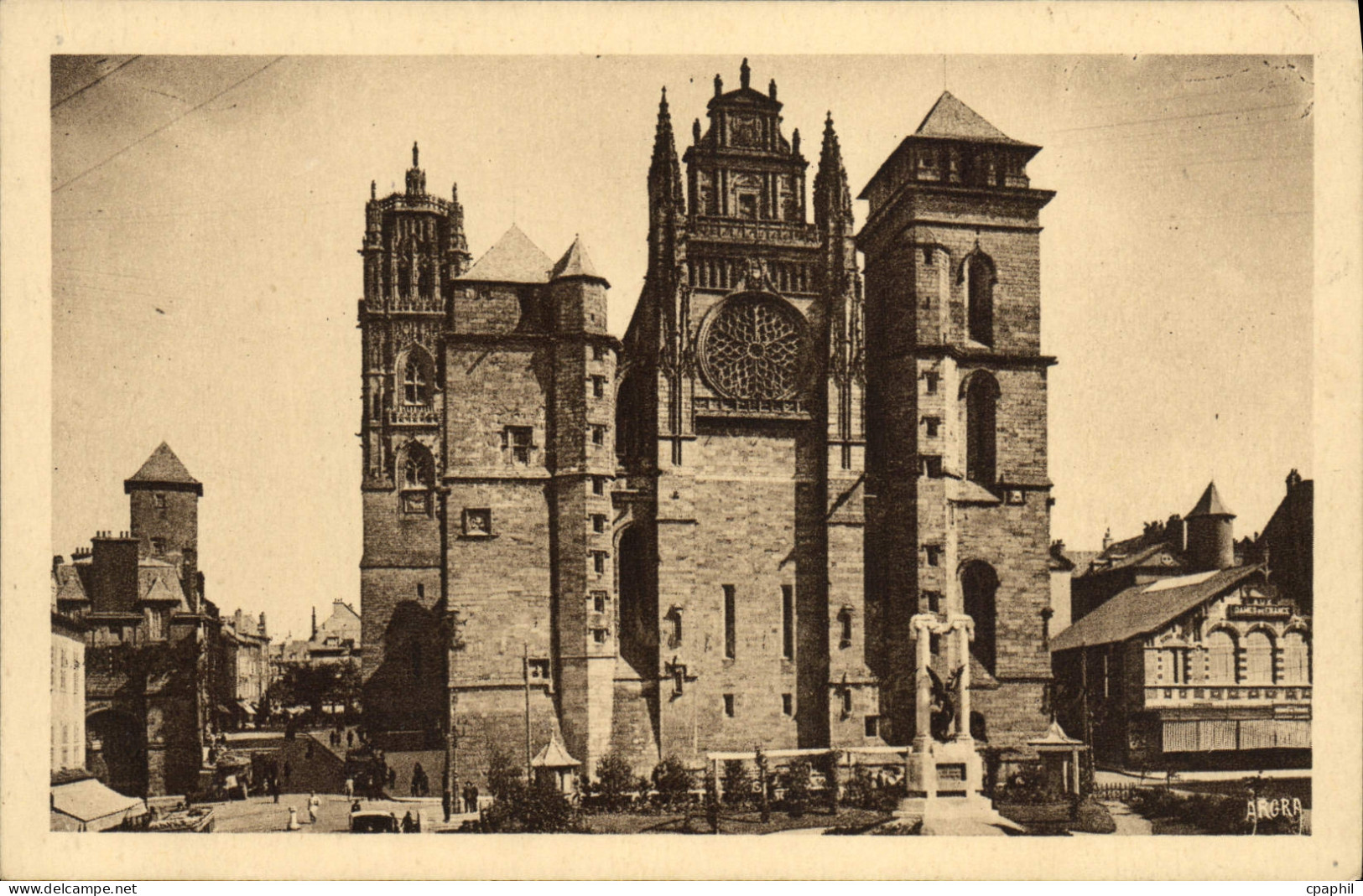 CPA Rodez La Cathedrale