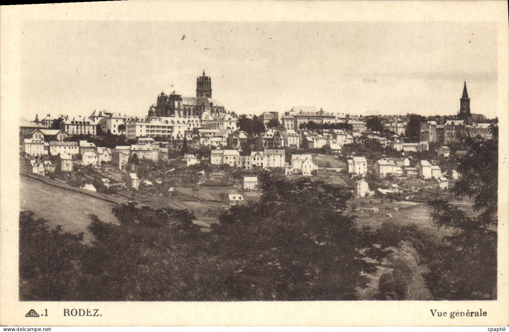 CPA Rodez Vue generale