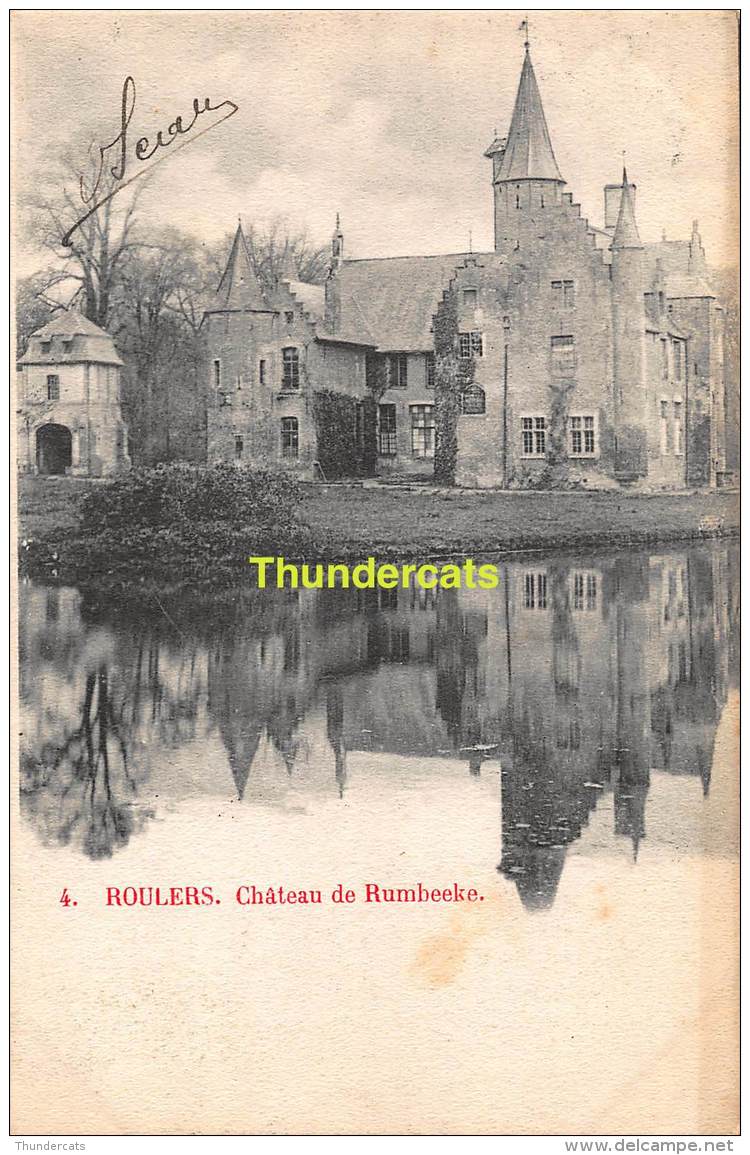 CPA ROESELARE ROESELAERE ROULERS  CHATEAU DE RUMBEEKE