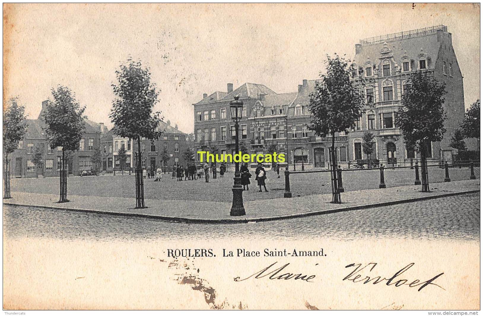 CPA ROESELARE ROESELAERE ROULERS LA PLACE SAINT AMAND