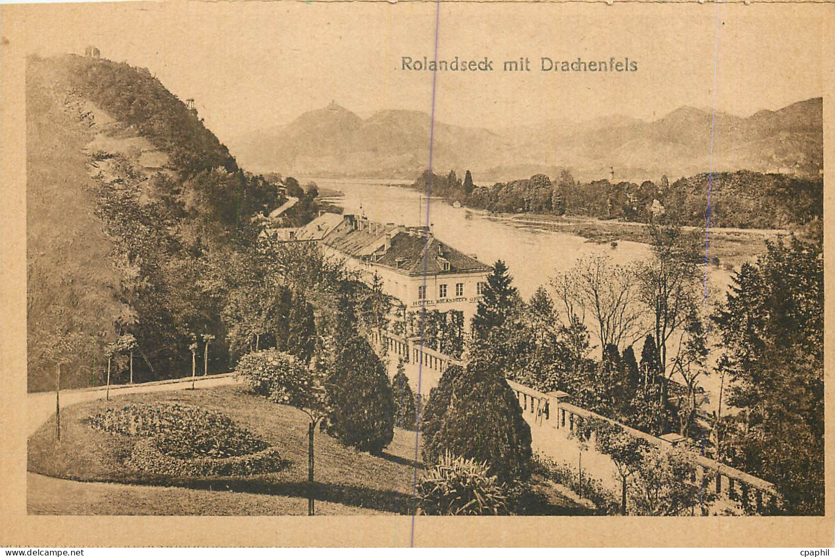 CPA Rolandseck mit Drachenfels