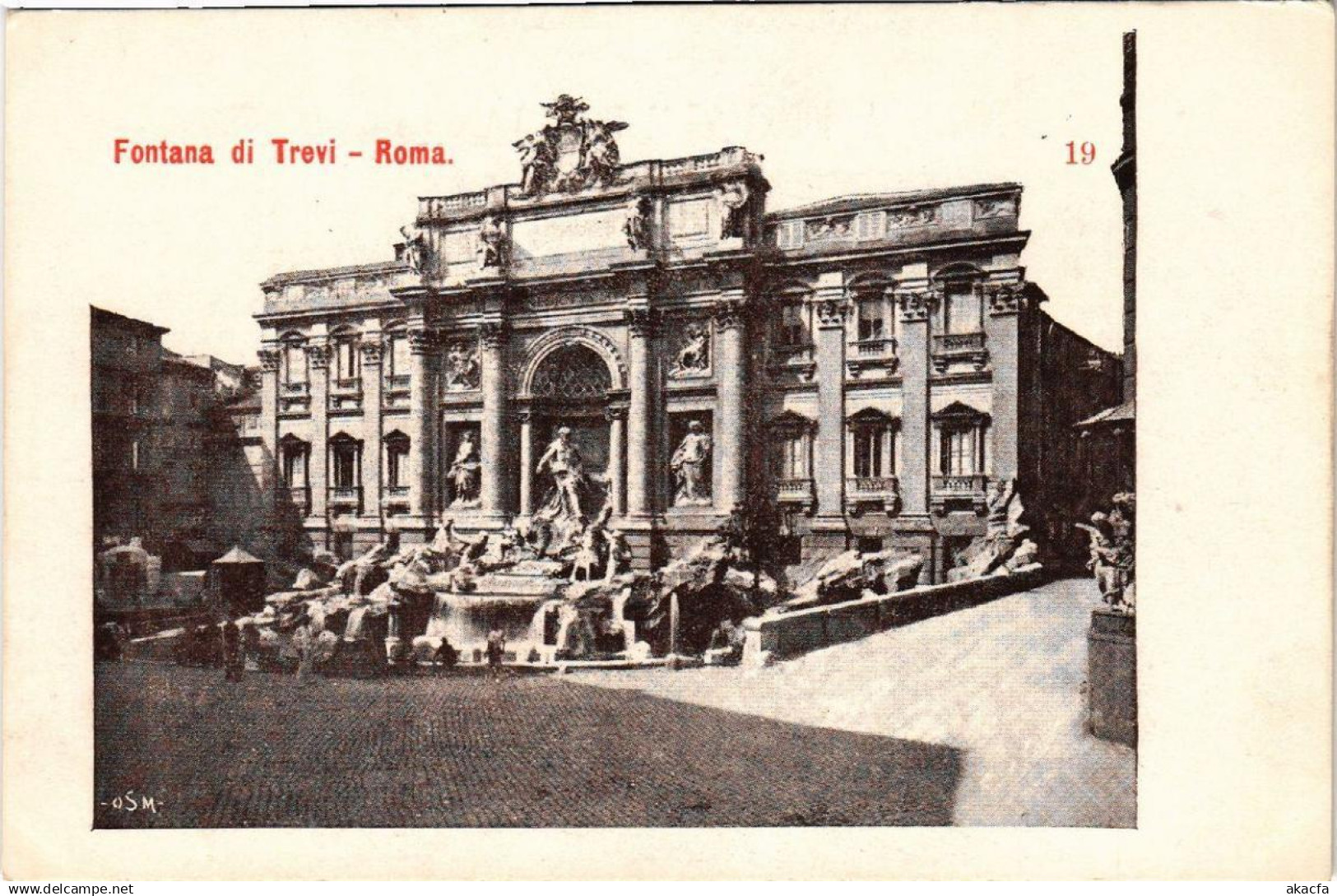 CPA ROMA Fontana di Trevi ITALY (552512)