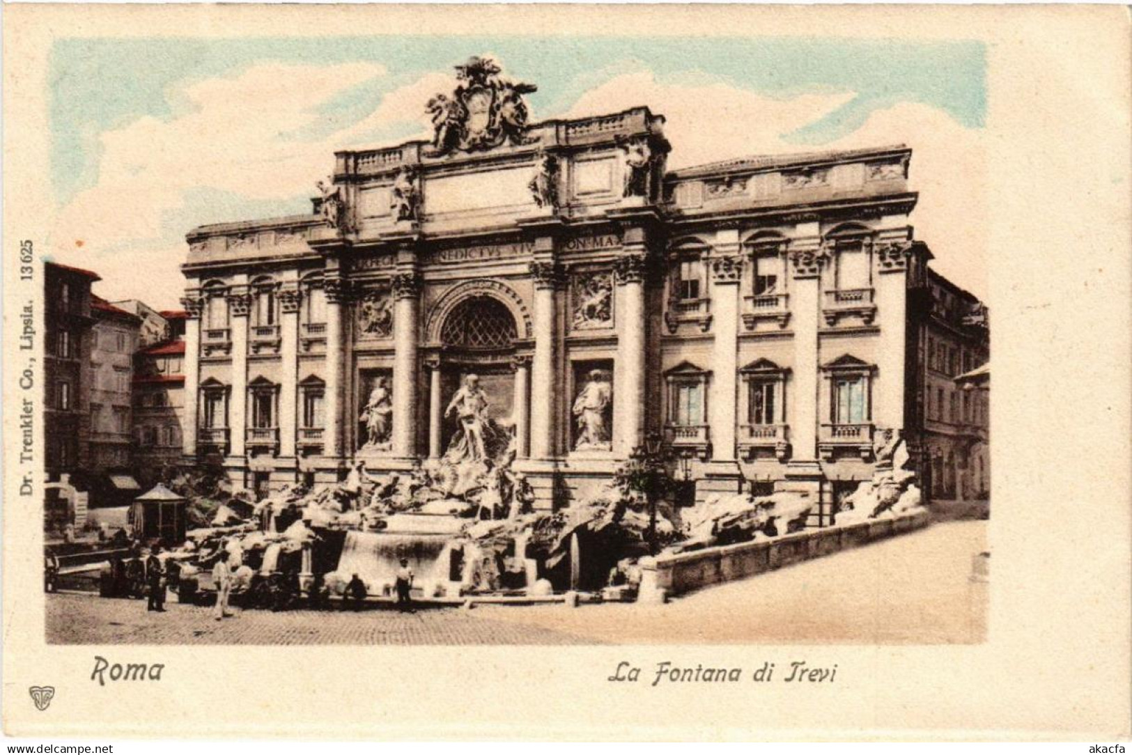 CPA ROMA Fontana di Trevi ITALY (552529)