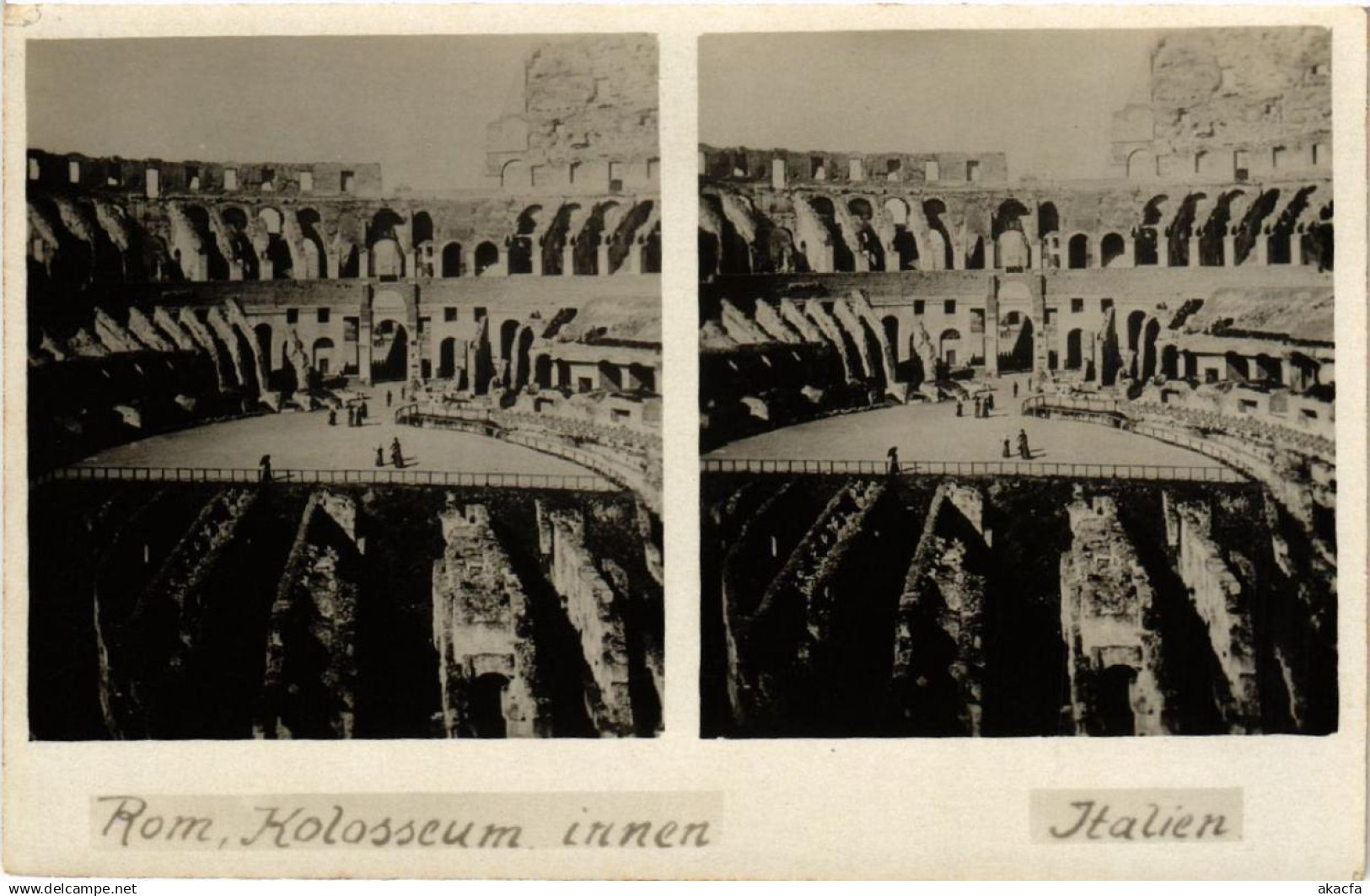 CPA ROMA Kolosseum innen ITALY (552024)