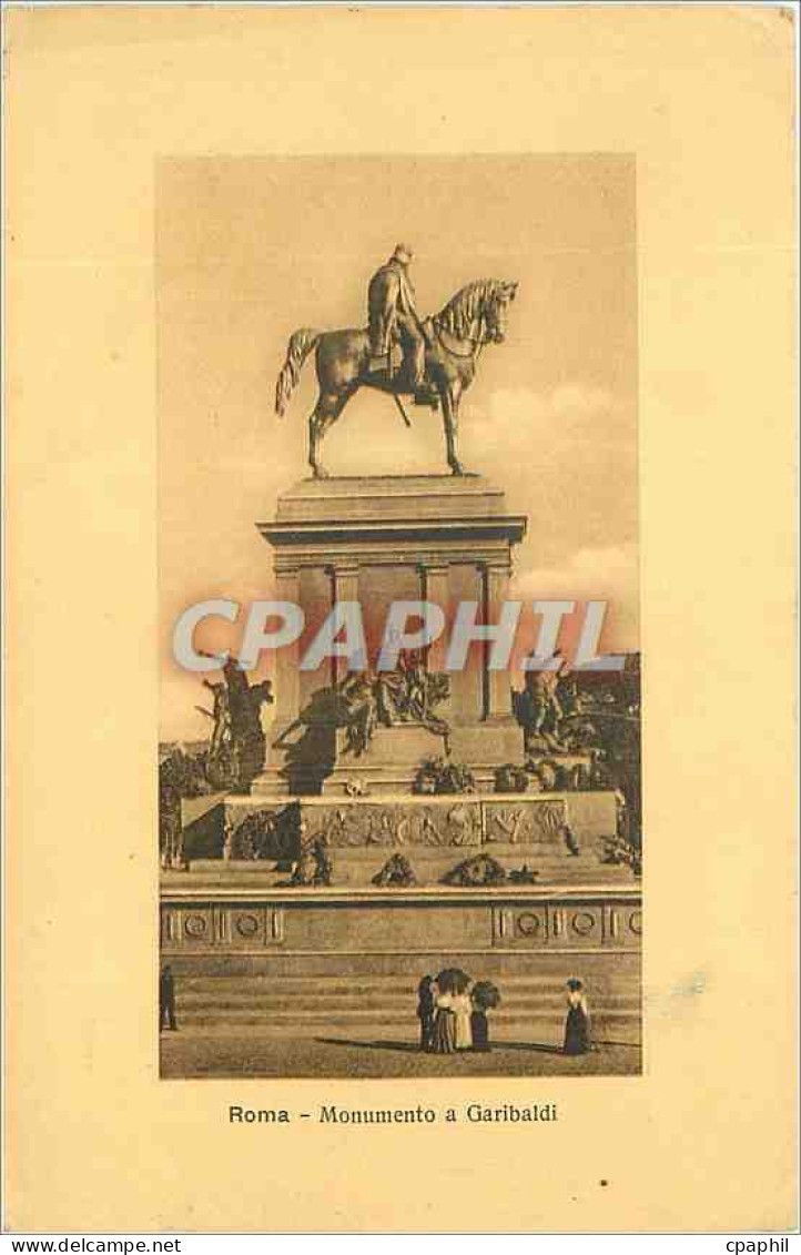 CPA Roma Monumento a Garibaldi