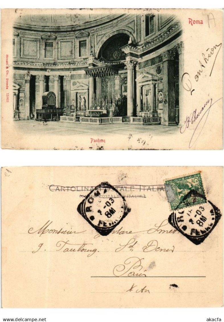 CPA ROMA Panteon ITALY (551051)
