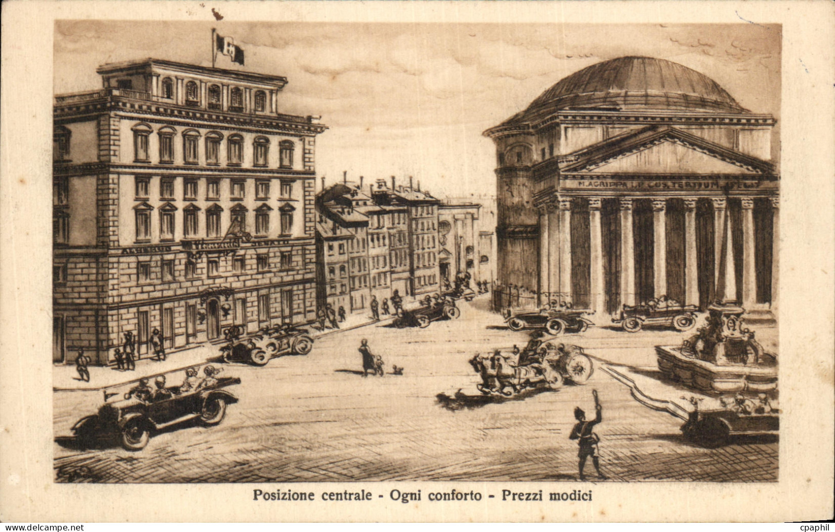 CPA Roma piazza del pantheon roma