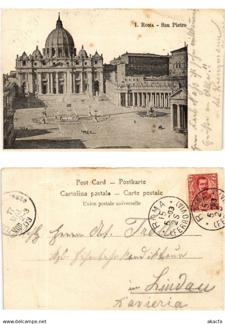 CPA ROMA San Pietro ITALY (551054)