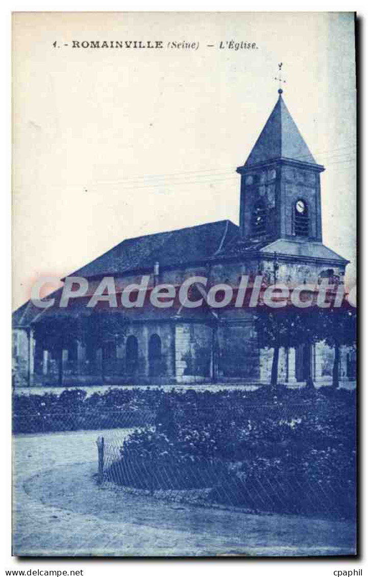 CPA Romainville L'Eglise