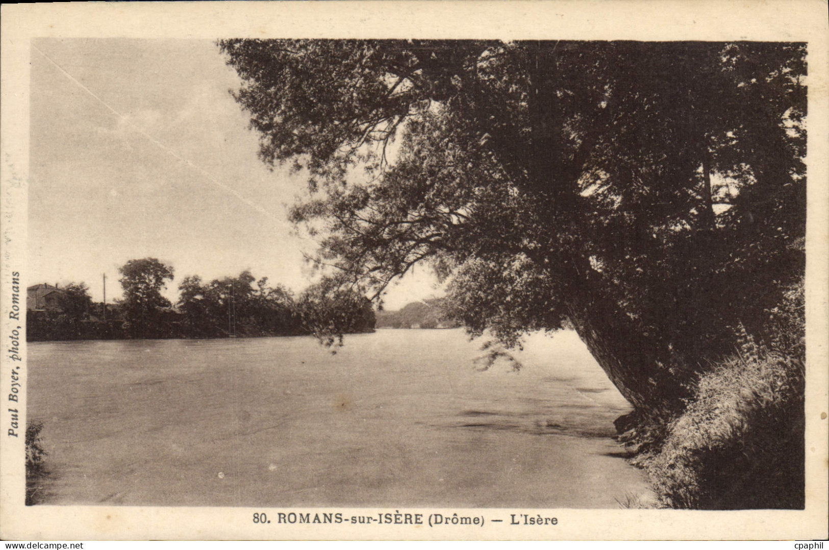 CPA romans sur isere drome lisere
