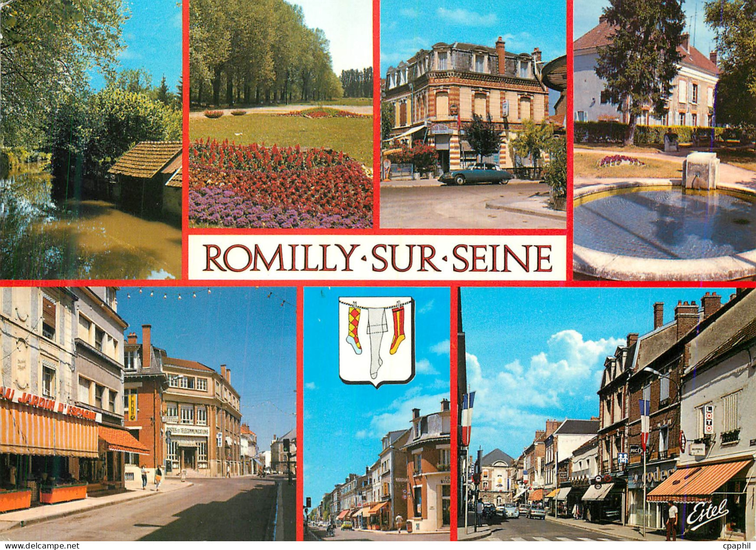 CPA Romilly sur Seine Aude Le vieux lavoir parc de la Bechere