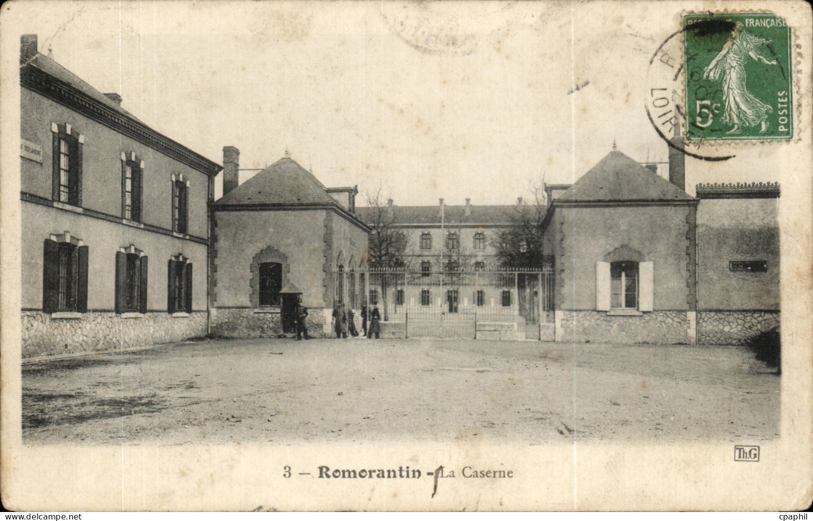 CPA Romorantin La Caserne Militaria