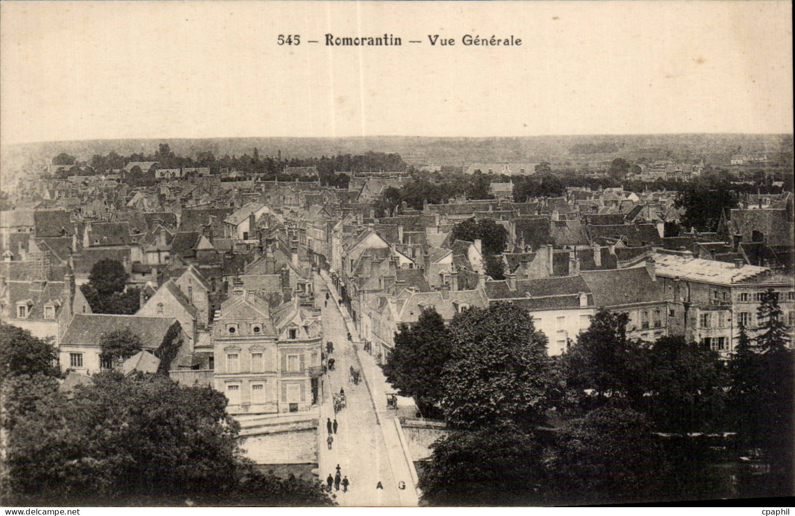 CPA Romorantin Vue generale