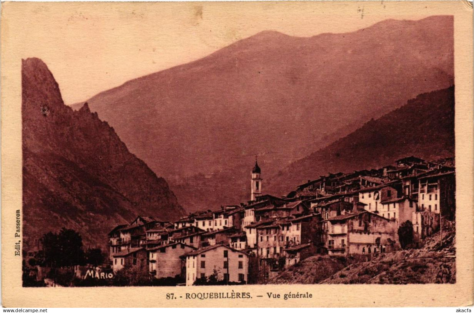 CPA ROQUEBILLIERE Vue générale (617194)