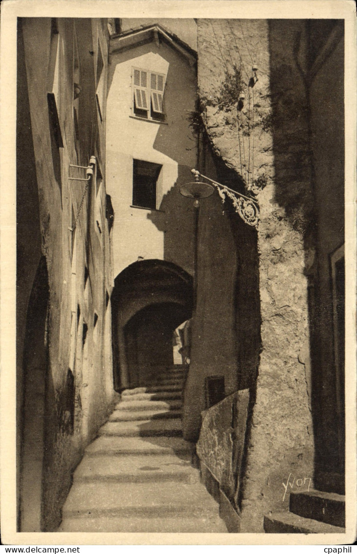 CPA Roquebrune Cap Martin Rue du Chateau