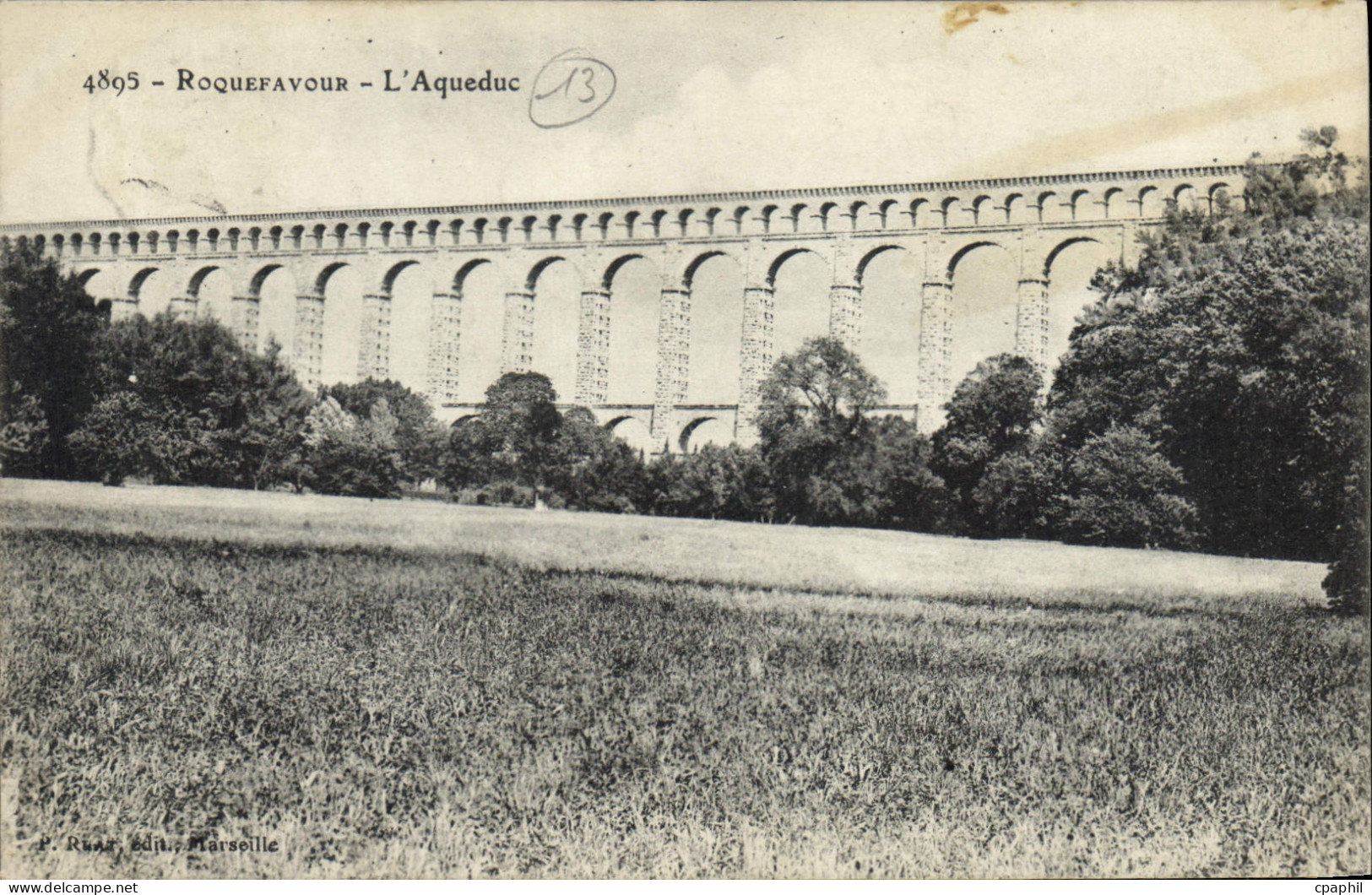 CPA Roquefavour l'Aqueduc