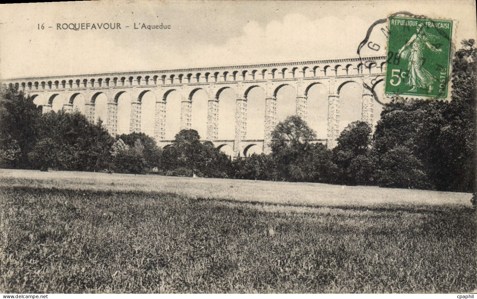 CPA Roquefavour l'Aqueduc