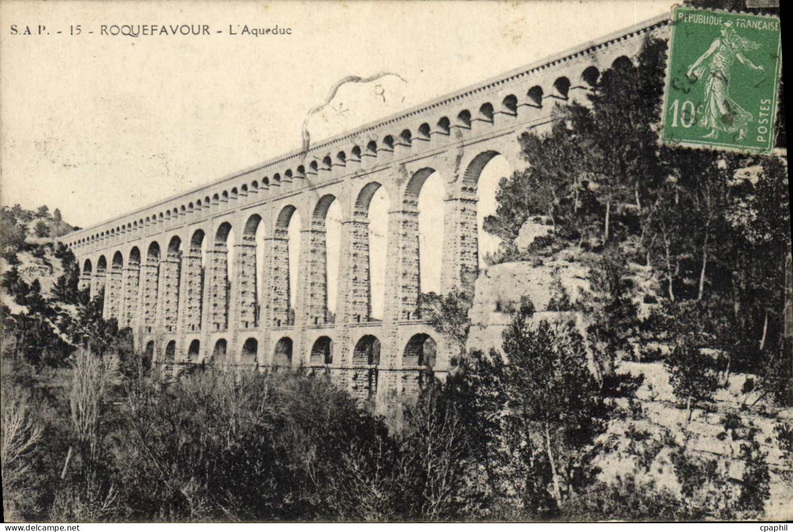 CPA Roquefavour L'Aqueduc