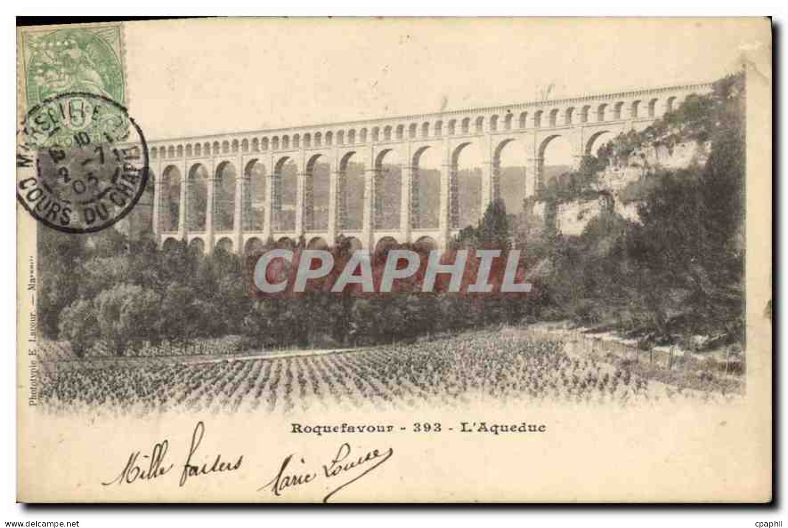 CPA Roquefavour L'Aqueduc
