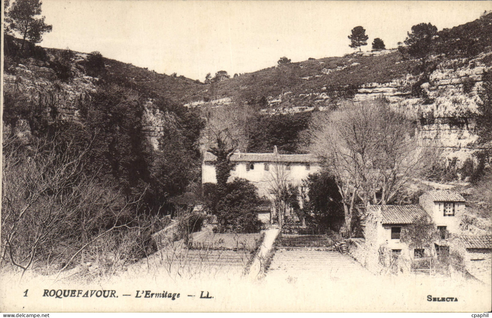 CPA Roquefavour L'Ermitage