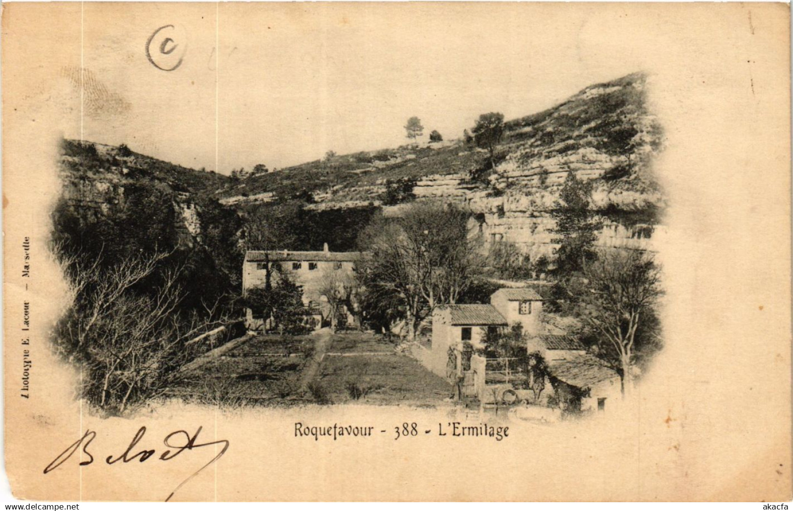 CPA ROQUEFAVOUR L'Ermitage (410051)