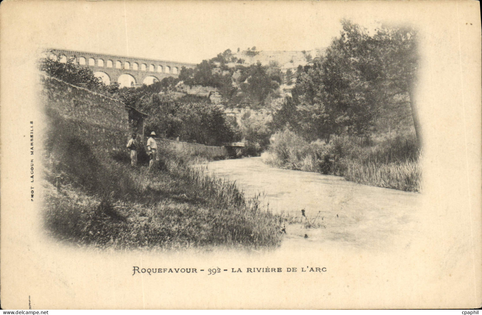 CPA Roquefavour la Riviere de l'Arc