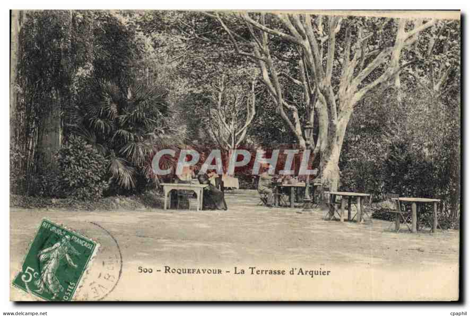 CPA Roquefavour La Terrasse d'Arquier