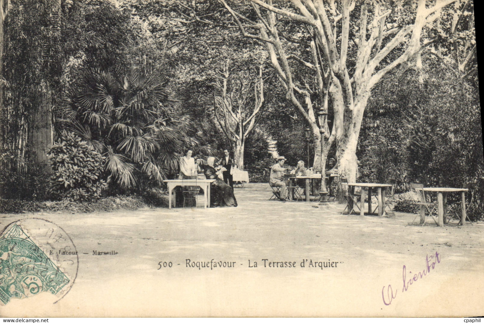 CPA Roquefavour La Terrasse d'Arquier